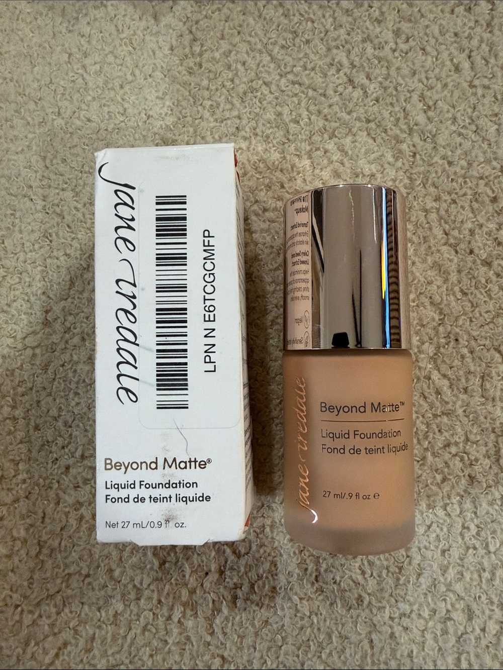 Jane Iredale Beyond Matte Liquid Foundation - M3 USED ONCE